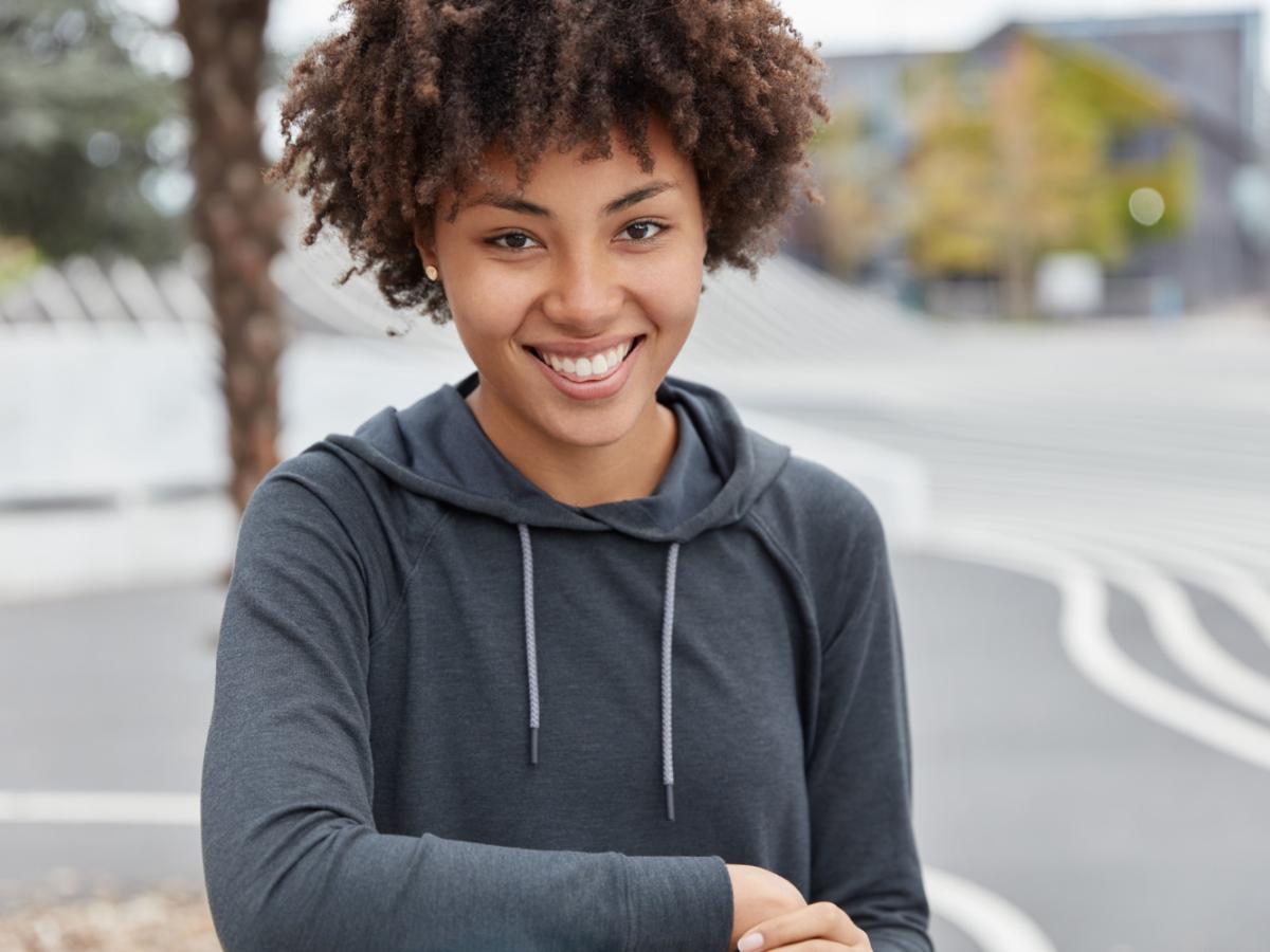 smiling